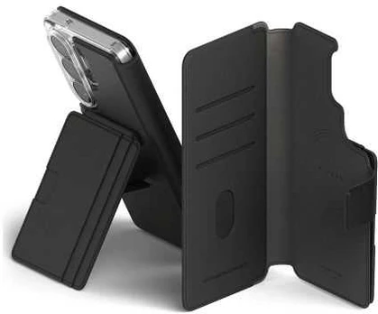 Ringke Galaxy S26 Plus Case Folio Stand Wallet Magnetic Juodas