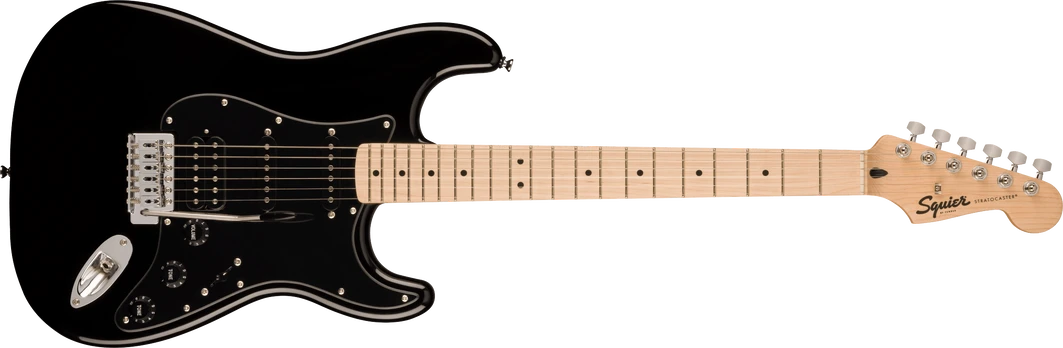 Elektrinė gitara Fender Squier Sonic Stratocaster HSS, juoda