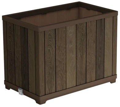 Vazonas Deco Rectangle, 45,5 x 76 x 55 cm, Walnut