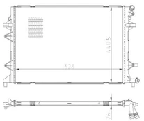 Variklio radiatorius NRF NRF 550089
