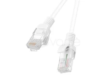 LANBERG patchcord kat.5e 0,25m baltas kaina