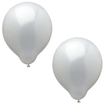 Balionai Pap Star, baltas, 10 vnt.
