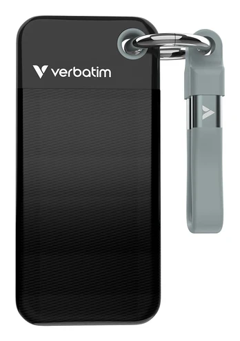 Kietasis diskas Verbatim Pocket SSD USB 3.2 Gen 2 1TB Juodas/Pilkas