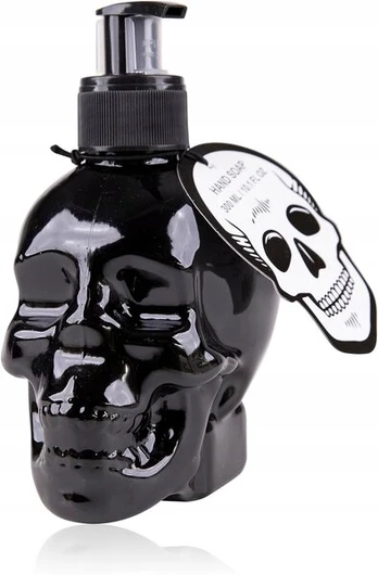 Dozator skystam muilui "kaukolė", 300 ml, juodas