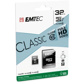 Emtec MicroSDHC 32GB Class10 Classic