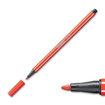 Stabilo pen 68 žymeklis, raudonas