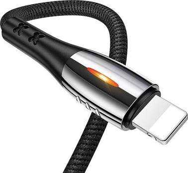 USB Usams USB-A laidas – žaibiškas 1,2 m juodas (63820-uniw)