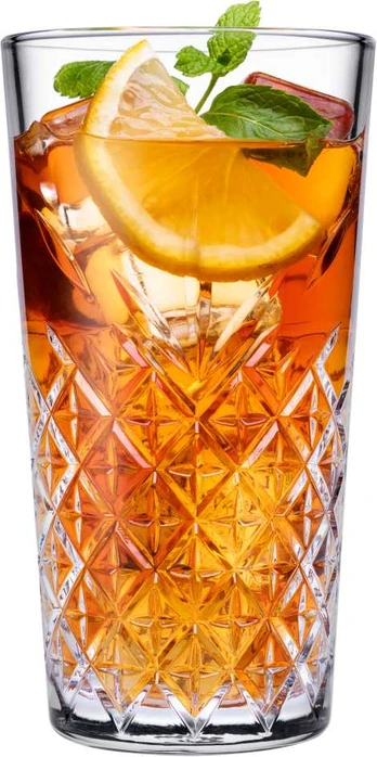 Komplet 4 szklanek wysokich Timeless 360 ml - grūdintas stiklas PASABAHCE