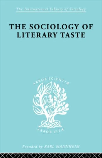 Sociology Lit Taste Ils 90