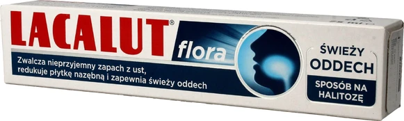 Lacalut Lacalut dantų pasta Flora 75ml kaina