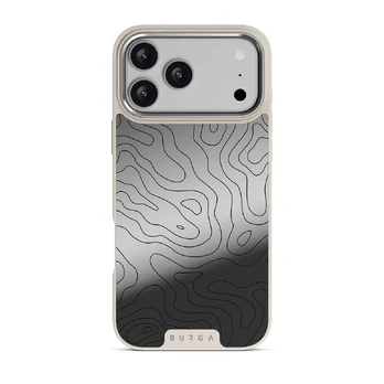 Wild Terrain - Minimalist iPhone 17 Pro Max Case, Elite Mirror Light (MagSafe) / Silver