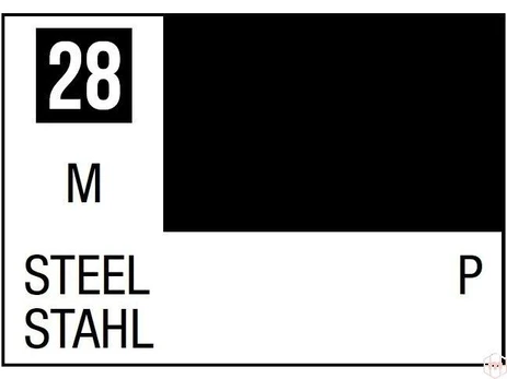Mr Hobby Mr.Hobby - Mr.Color serijos nitro dažai C-028 Steel, 10ml