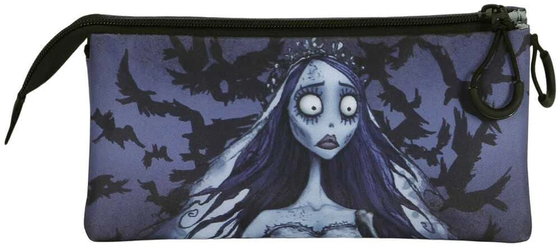 Karactermania The Corpse Bride Emily triple pencil case