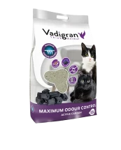 Vadigran Maximum Odour Control bentonitinis kraikas katėms, 12 kg kaina