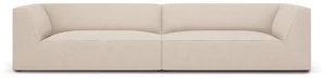 Sofa Micadoni Home Ruby, smėlio/kreminė, 302 x 93 cm x 69 cm kaina