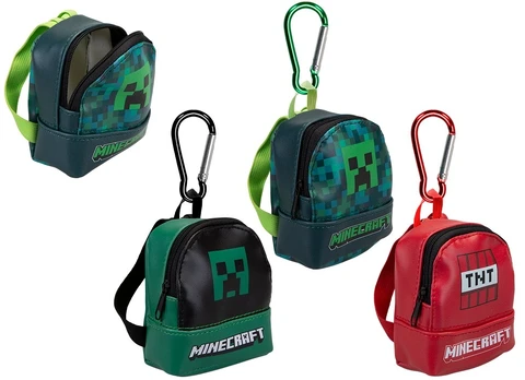 MINECRAFT pakabukas Micro Backpack 10cm. asort., 303705