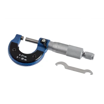 Išorinis analoginis mikrometras su slankmačiu 0-25mm / 0,01mm