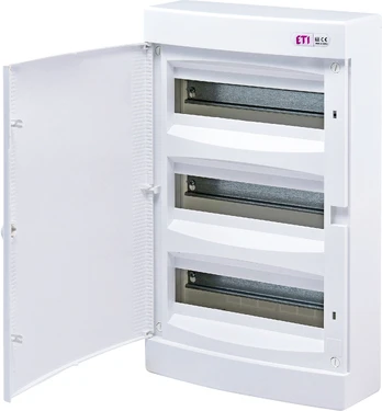 Modulinis skydas ETI ECT36PO-s, virštinkinis, IP40, 36 mod., balta