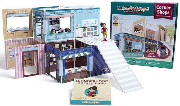 Wonderhood kūrybinis žaidimas „Corner Shops“