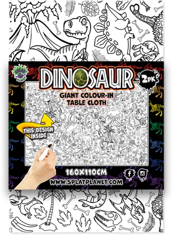 Splat Planet spalvinimo staltiesės, Dinozauras 2 vnt.