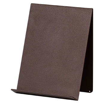 BROOK BOOK STAND STANDING METAL DARK BROWN