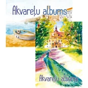 Albumas akvarelei A4 15 lapų kaina