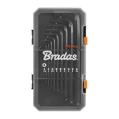 Šešiakampis raktas Bradas Long, šešiakampis, 9 vnt. kaina