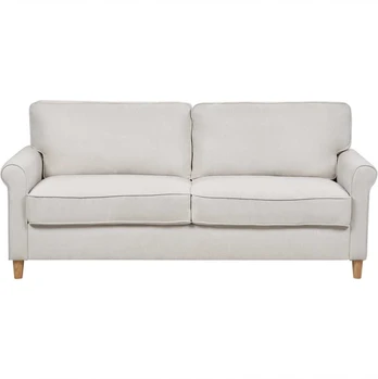 Beliani 3 vietų sofa RONNEBY smėlio spalvos