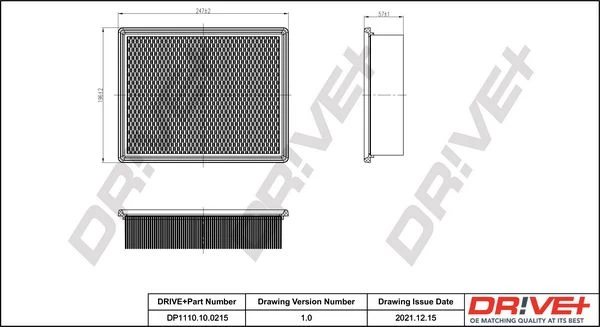 Oro filtras Dr!ve+ DP1110.10.0215