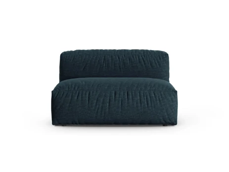 Modul Armless, "Martina", 1 Seat, 132x120x75, Blue Jeans
