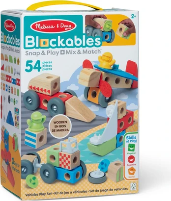 Melissa & Doug - Blockables Building Set Vehicles (806013)