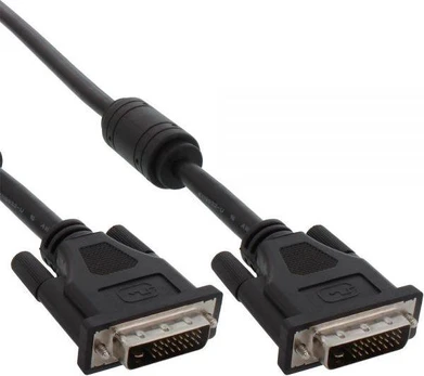 Kabelis InLine DVI-D - DVI-D 2m juoda (17772)