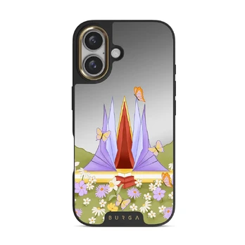 Sunrise - iPhone 16 Case, Elite Mirror Dark (MagSafe) / Gold