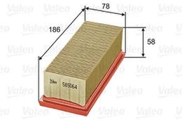 Oro filtras VALEO 585064 kaina