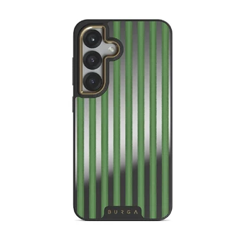 Peppermint - Samsung Galaxy S25 Plus Case, Elite Mirror Dark (Magnetic) / Gold