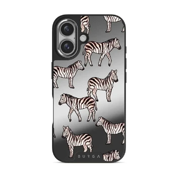 Wild Spirit - iPhone 16 Case, Elite Mirror Dark (MagSafe) / Silver