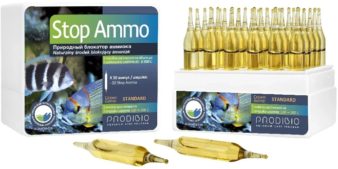 PRODIBIO Stop Ammo akvariumo chemikalai