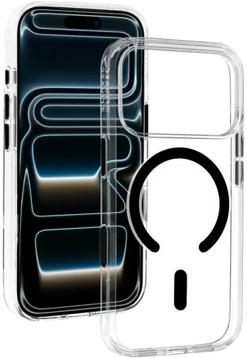 Dėklas Liavec Pure Case with camera control button do Iphone 18 Pro Max/17 Pro Max juoda
