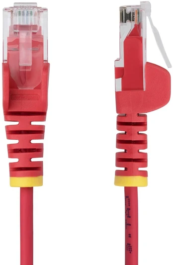 StarTech 3M raudonas plonas CAT6 kabelis