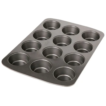 Kepimo formelė Birkmann Muffin Tray, 37 cm x 26 cm, 7 cm, pilka