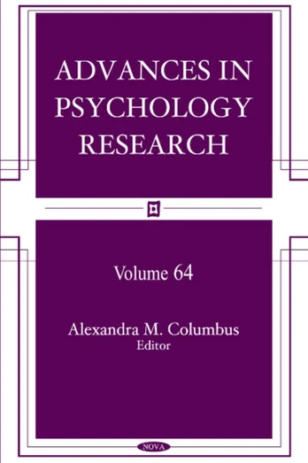 Advances in Psychology Research