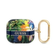 Dėklas Guess GUA3HHFLB AirPods 3 Mėlynas