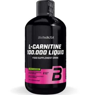 BioTech L-Carnitine 100.000, Apple, 500 ml