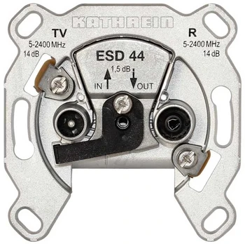 Kathrein 274418 Bk-Steckdose 2-Fach