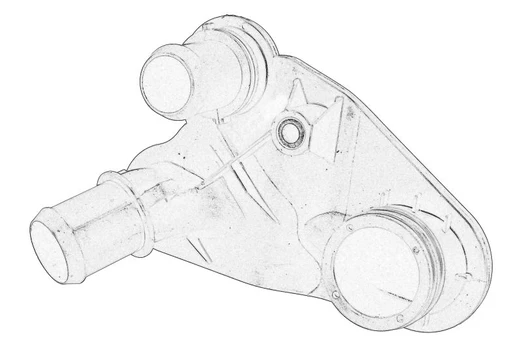 aušinimo skysčio jungė OE FORD 2380746