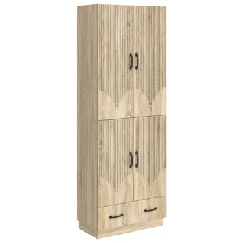Spintelė 2 pcs Sonoma ąžuolas Apdirbta mediena
