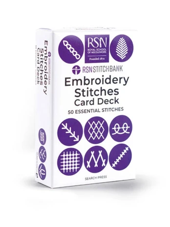 EMBROIDERY STITCHES CARD DECK