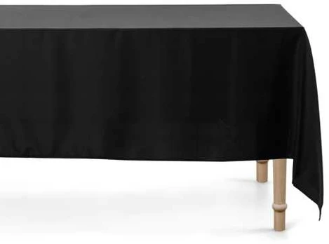 Party Deco PartyDeco OBRU3-010, Rectangular, Juodas, Tablecloth, Indoor, 180 x 300 cm, 1 pc(s)