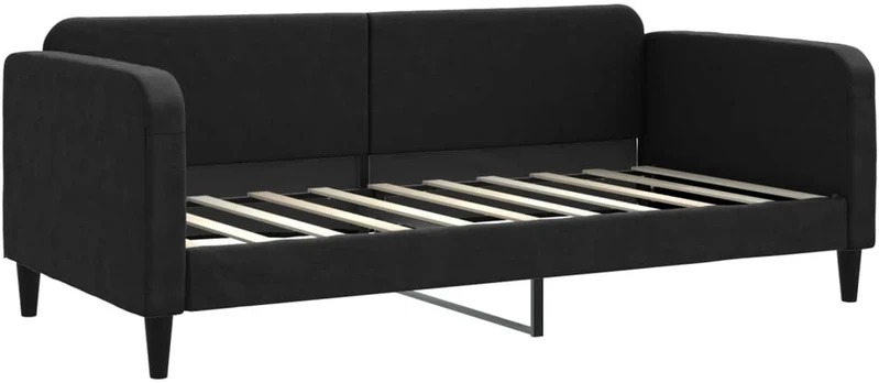 Lova Sofa, juodos spalvos, 90x190cm, audinys