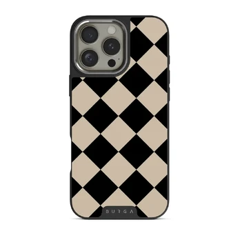 Proper Uniform - iPhone 16 Pro Max Case, Elite Dark (MagSafe) / Silver